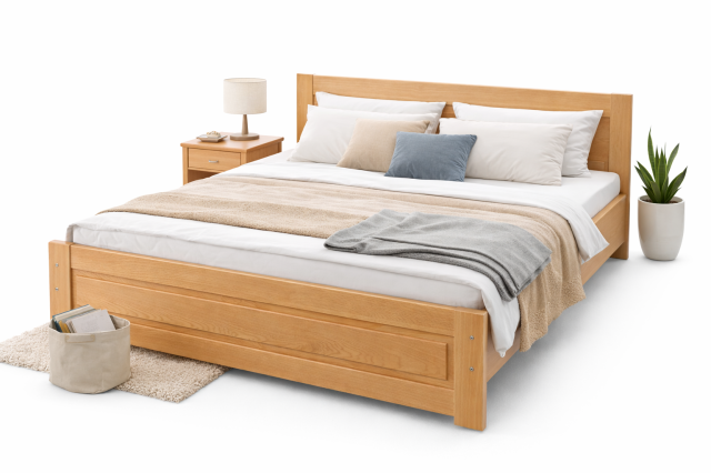 Dvoulůžko Diana buk přírodní